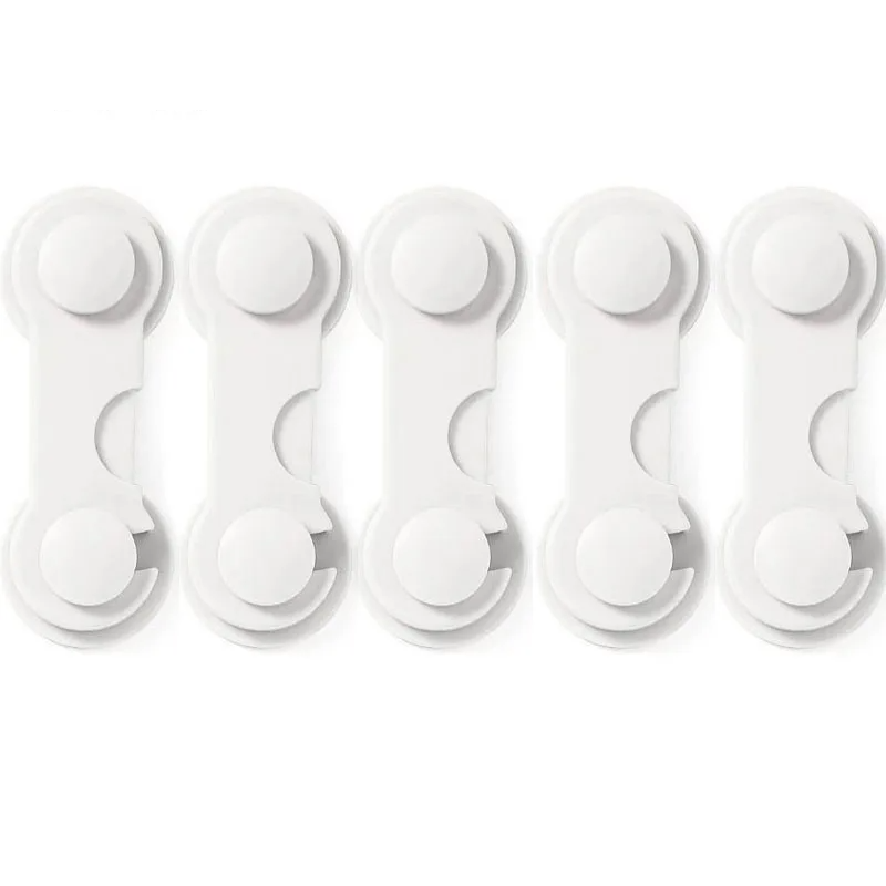 White child locks for home cabinets (5 units), making drawers baby-safe
