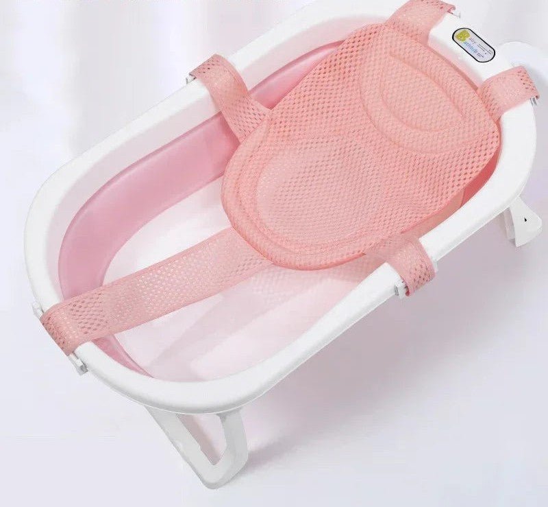 High-quality anti-slip baby bath net, ensuring secure and enjoyable bath time for infants.