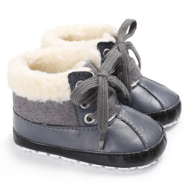 Hairy baby winter shoes, soft sole for ultimate comfort, non-slip design for early walkers