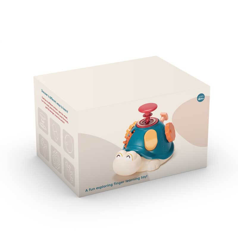 Children's gift: a cute baby turtle sensory toy with an emphasis on fine motor skill development.