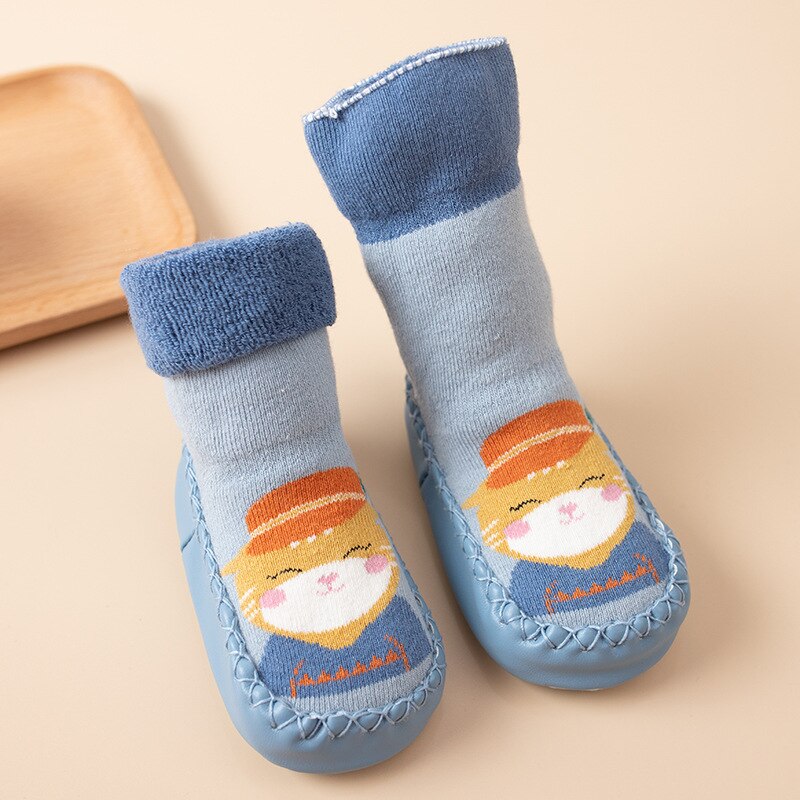 Baby essentials: anti-slip patterned cotton socks in various cute designs