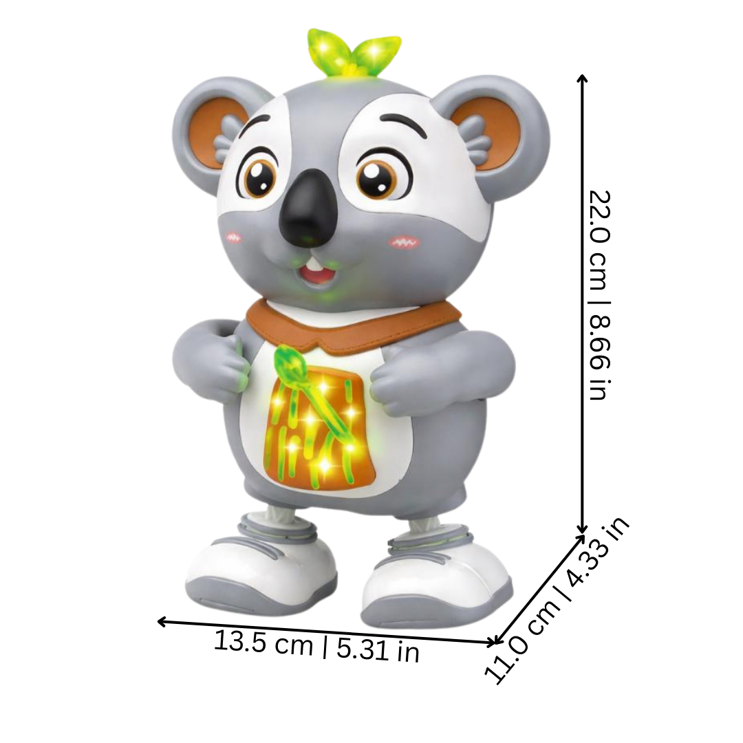 Koala musical toy with lights, educational, kids music, sensory, engaging visual & auditory stimulation