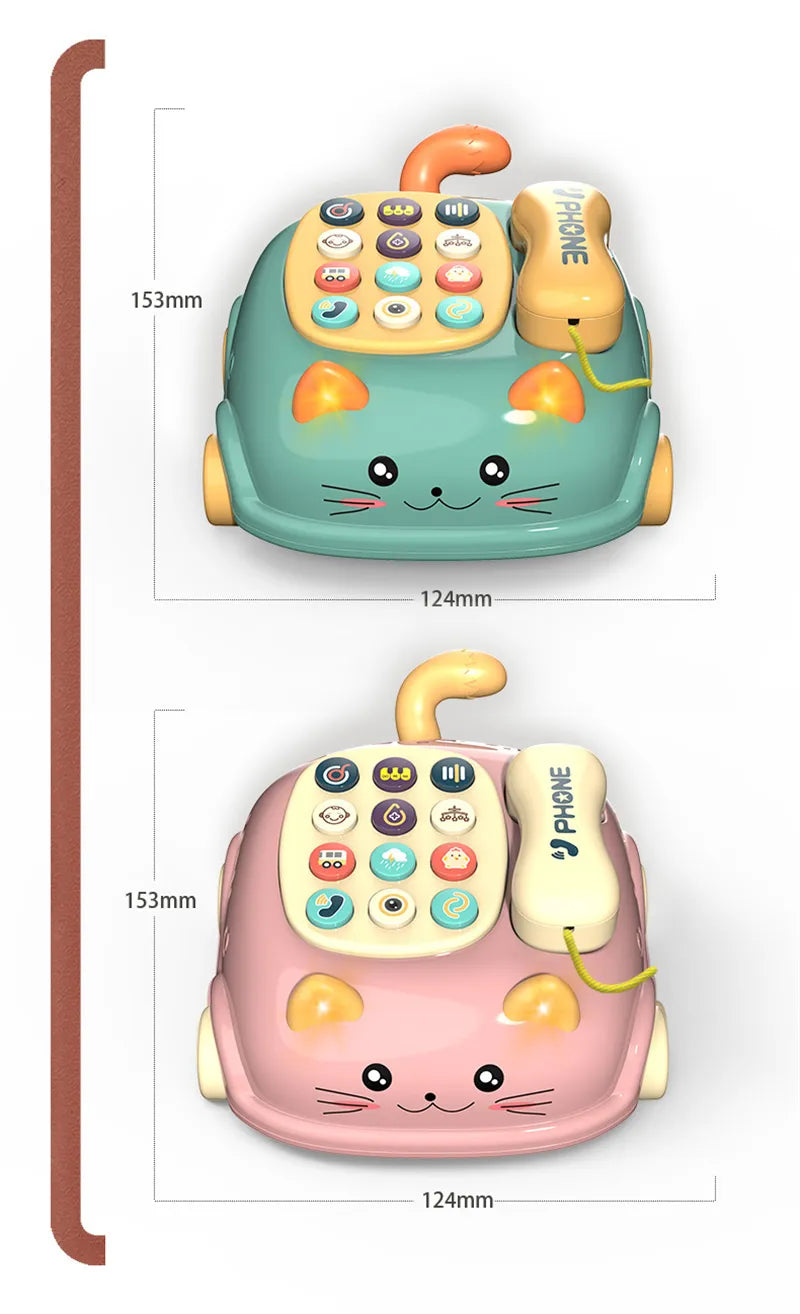 Musical Piano Phone Toy, an engaging and educational baby toy for cognitive growth