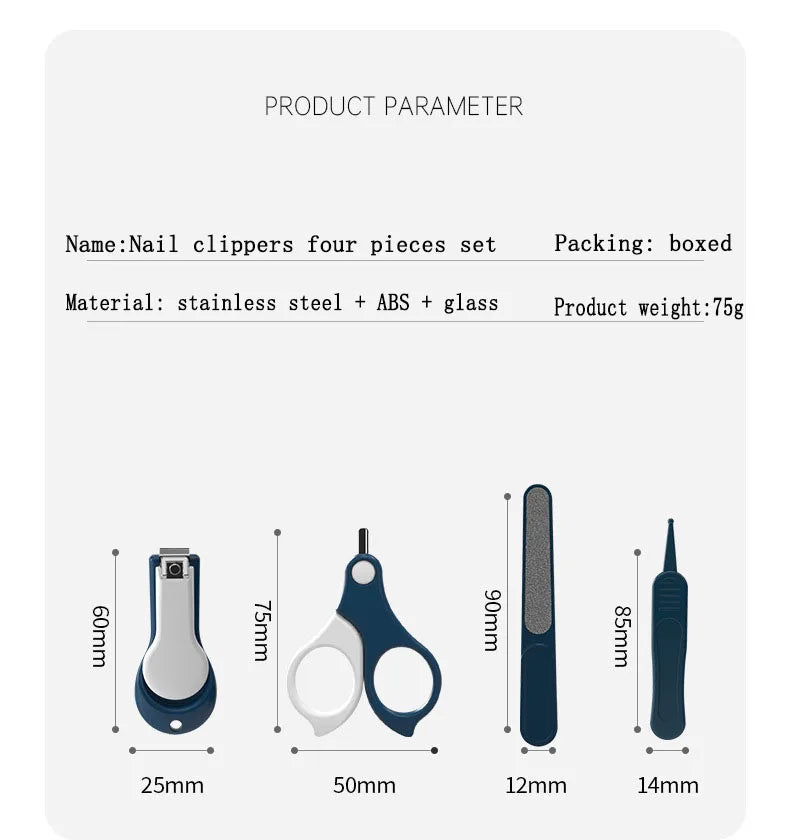 High-quality baby nail care set, durable and safe for ongoing infant grooming needs.