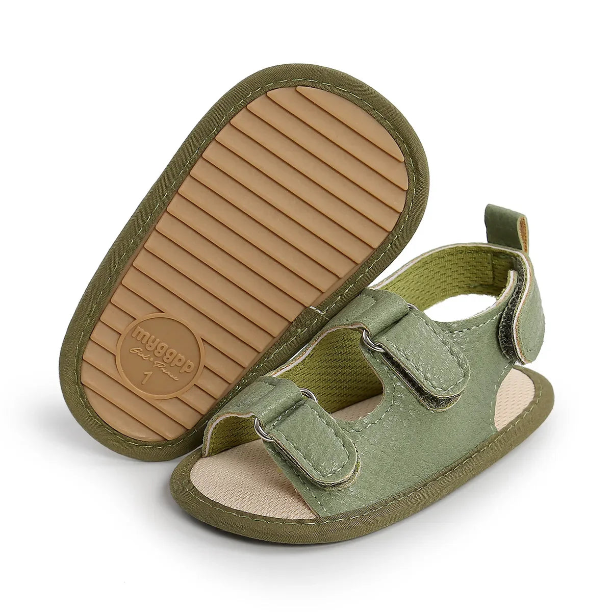 Versatile baby PU leather soft sole sandals, anti-slip, suitable for all baby outfits