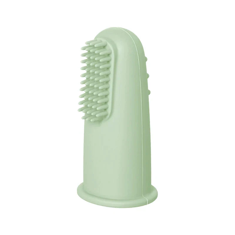 Oral hygiene solution for babies: 5 soft silicone finger brushes for daily gum and teeth cleaning