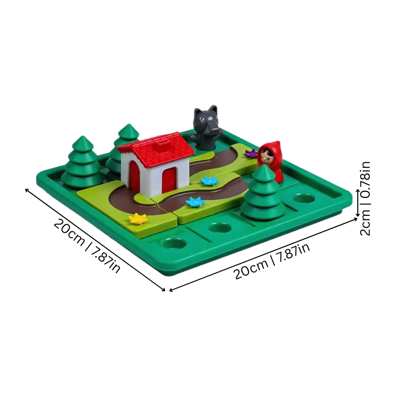Kids learning with challenging mind puzzle game, a fun educational activity for children aged 4+