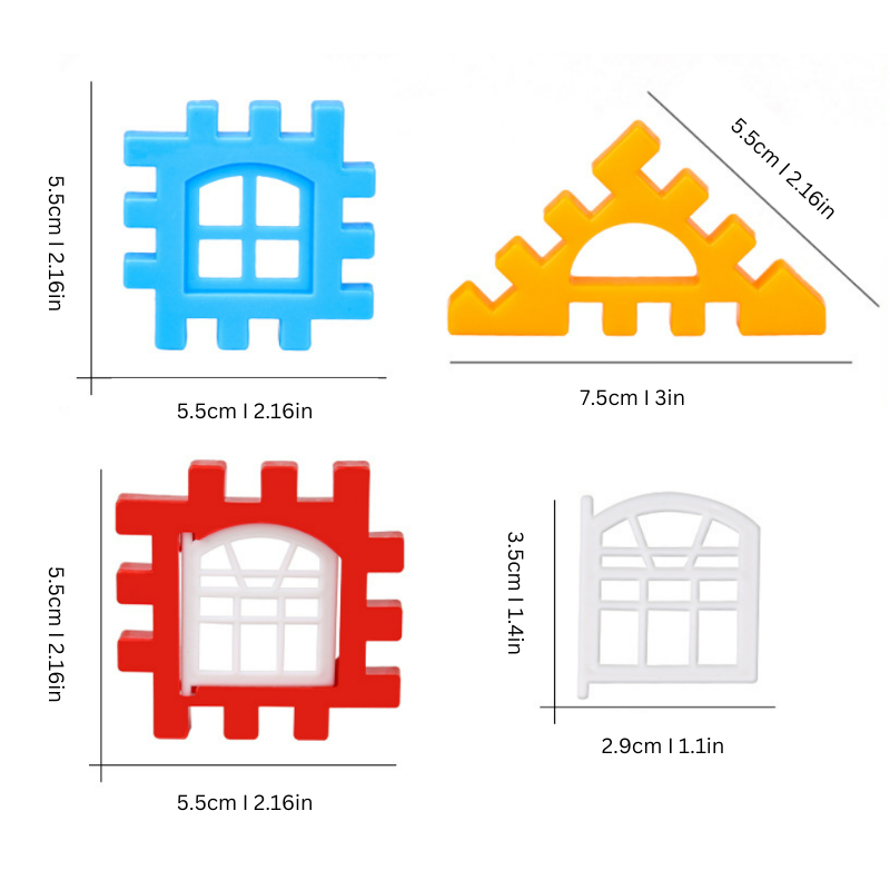 Montessori-inspired kids' building blocks set; vibrant educational construction toy for creative play and skill development.