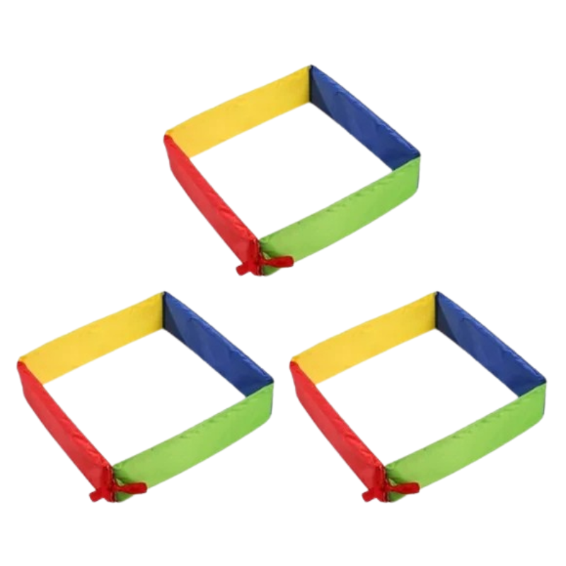 Kids' soft foam squares, an educational toy promoting active play and balance development.