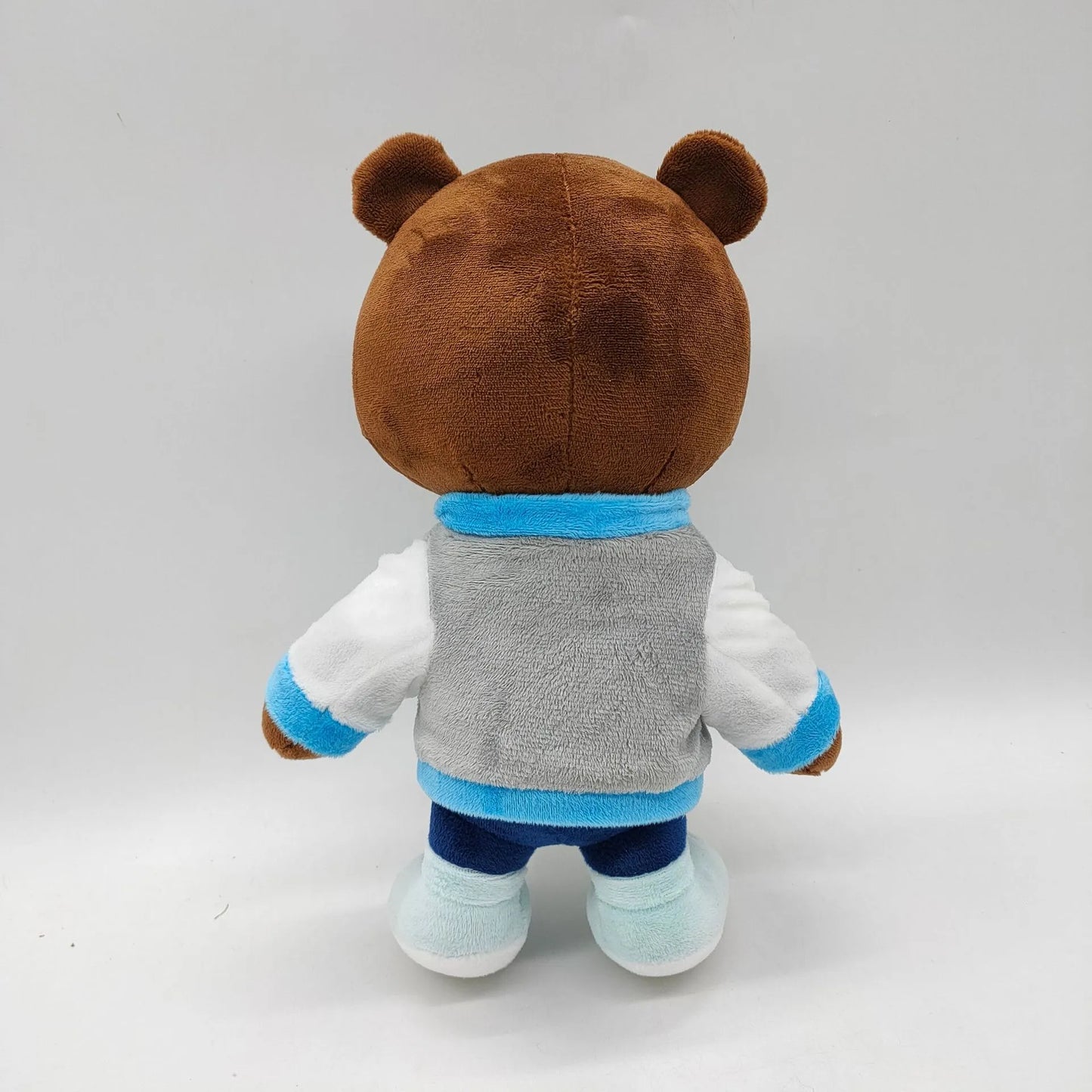 Brown 10.24-inch plush teddy bear, a beloved soft cuddle toy for infants.
