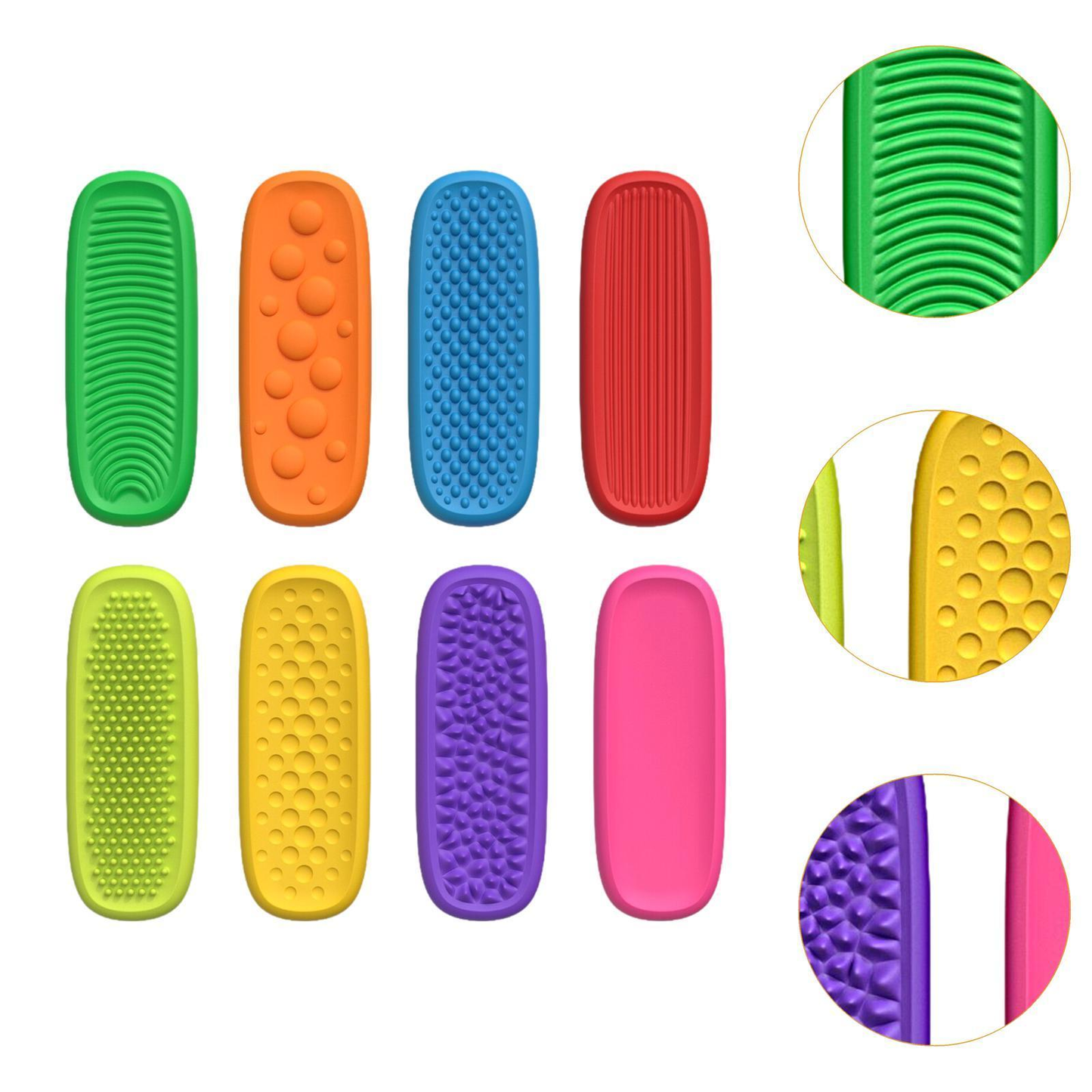 Anxiety relief sensory strip, flexible and tactile, perfect for fidgeting and mindfulness activities.