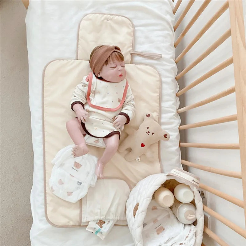Foldable Diaper Changing Pad and Carry Bag