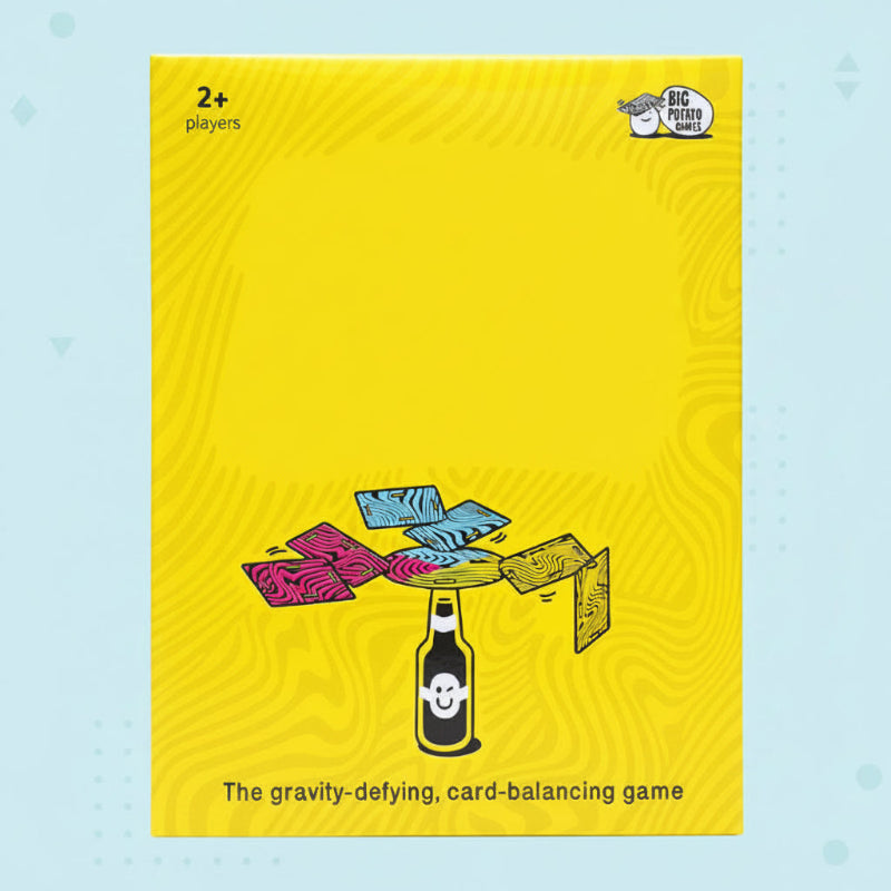 Complete GravityFun game set: cards, base, and instructions for strategic play