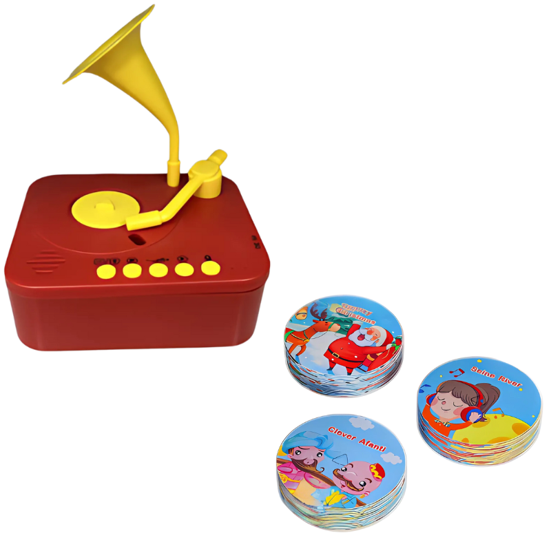 Preschool interactive story music gramophone, an engaging learning and music toy for children
