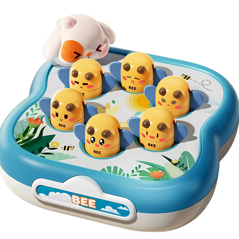 Educational Bee Whack game, a vibrant kids toy for active play, reflex training, and interactive learning.