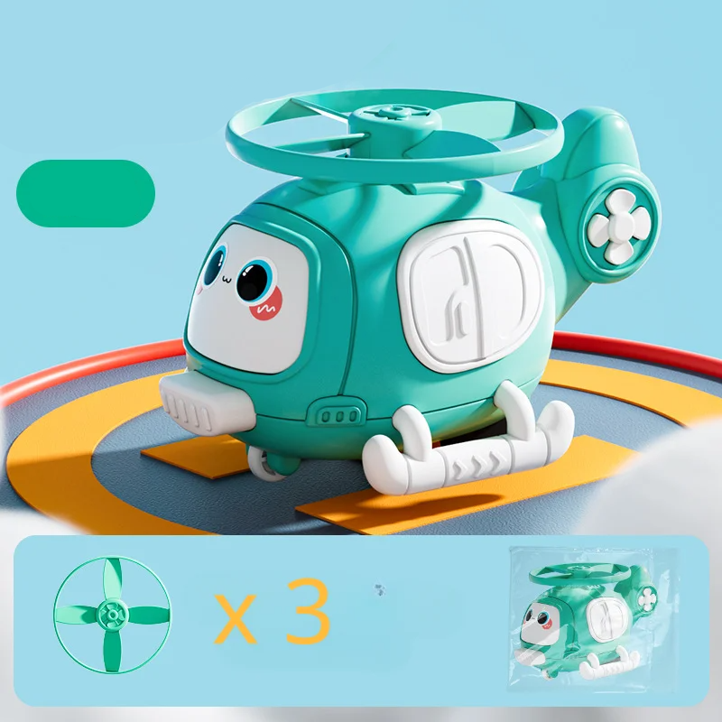 Cartoon Flying Helicopter, multi-colored, a perfect outdoor toy to stimulate children's imaginative play