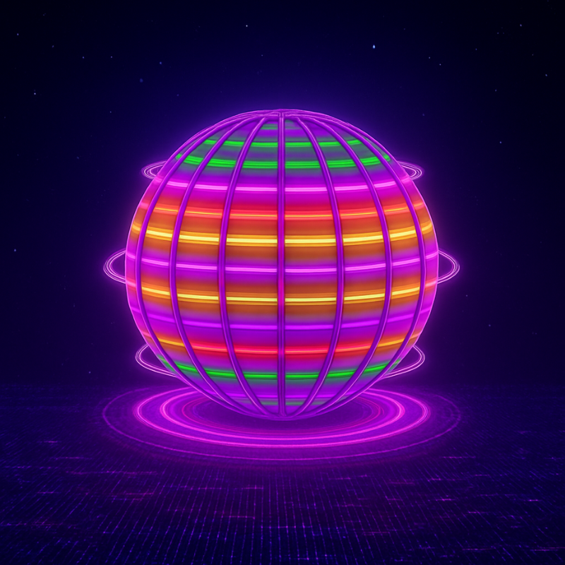 Child playing with a hand-controlled sensory orb, developmental LED toy, interactive and fun