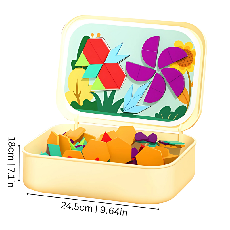Magnetic Puzzle Box for kids, early learning educational toy, children's development game