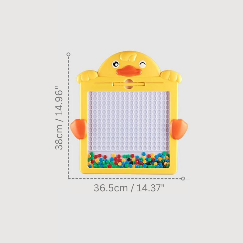 Toddler activity magnetic board, drawing toy for kids' art, preschool educational gift, mess-free fun