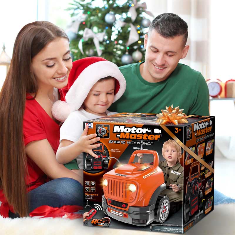 Kids' mechanic engine repair toy with all accessories, an engaging vehicle toys playset