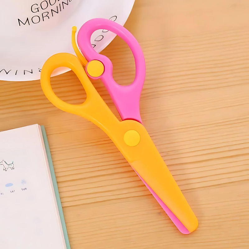 Ergonomic safe scissors for kids, 2-pack, perfect for creative little hands