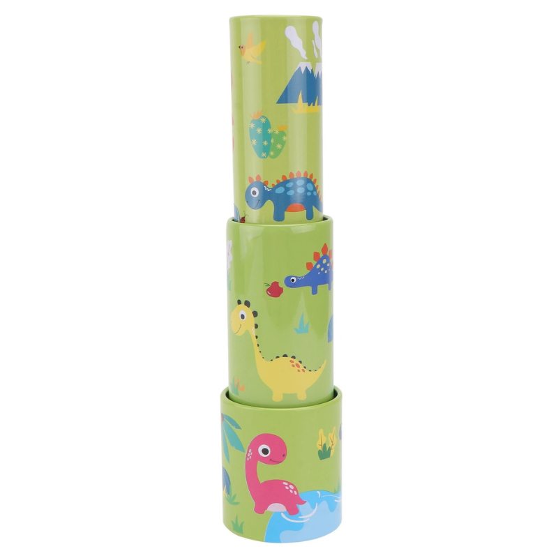 Educational kids' toy spyglass with a clear lens, ideal for young explorers and imaginative play.