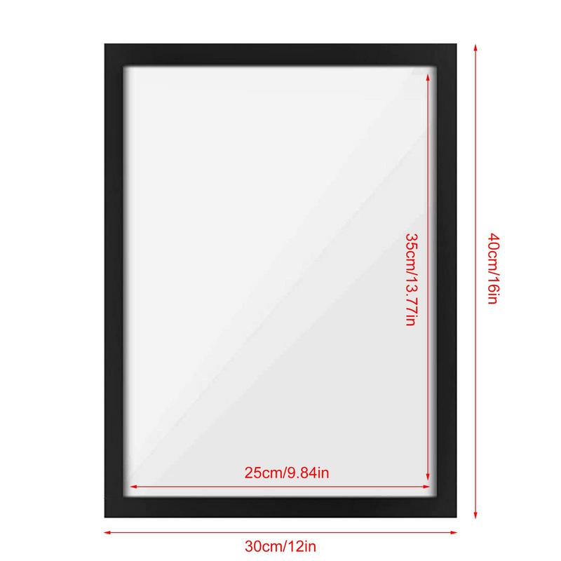 Set of magnetic art display frames, perfect for rotating children's artwork or photos at home