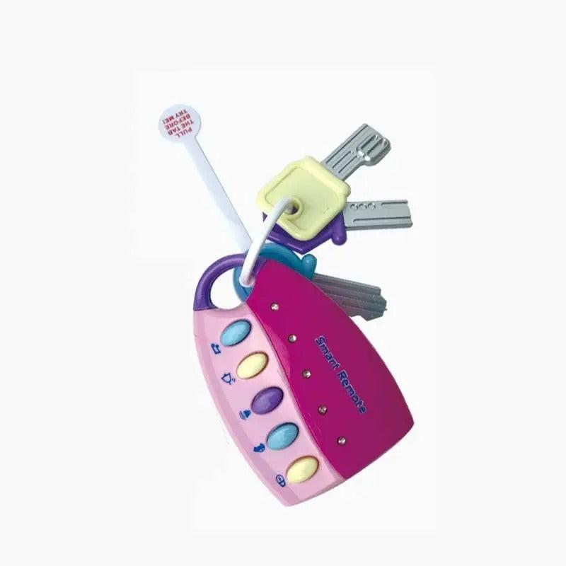 Infant interactive musical car keys set, engaging sound toy for babies
