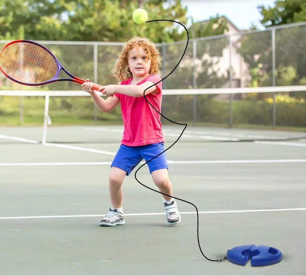 Kids and adult tennis trainer, independent rebounder for skill development and fun