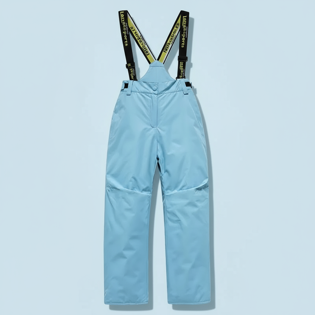 Kids' waterproof fleece-lined thermal ski suit, complete with elasticated cuffs and ankles
