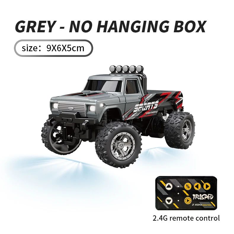 Rechargeable mini RC race truck, an ideal remote control car for unisex play