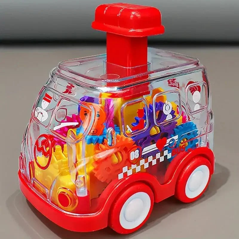 Three assorted push & go friction toy cars, ideal for young vehicle enthusiasts.
