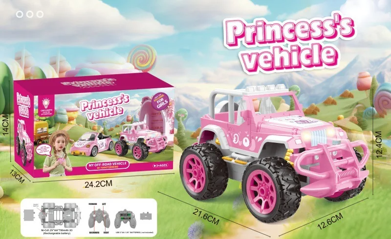 Remote control off-road vehicle scale model, an adventure toy for kids