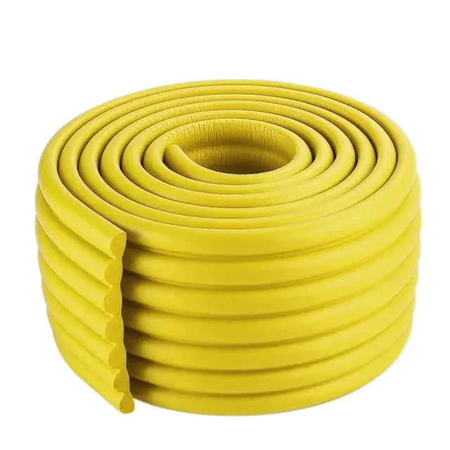 Baby proofing foam strip, a soft and effective furniture bumper for home safety.