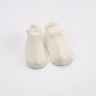 Baby anti-slip mesh soft cotton socks in different pastel shades, essential infant clothing