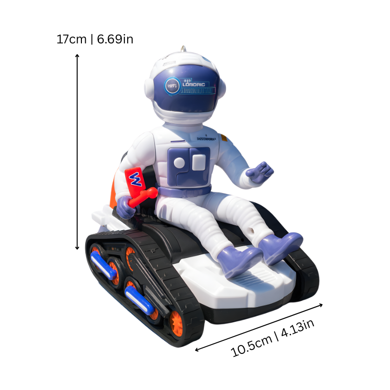 Kids' light-up musical space rover toy, an engaging astronaut vehicle for imaginative play