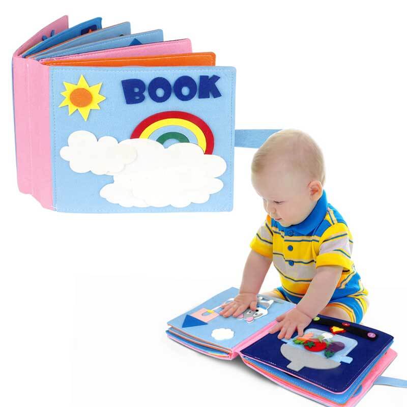 3D felt Montessori book, perfect educational toy for toddlers and young children