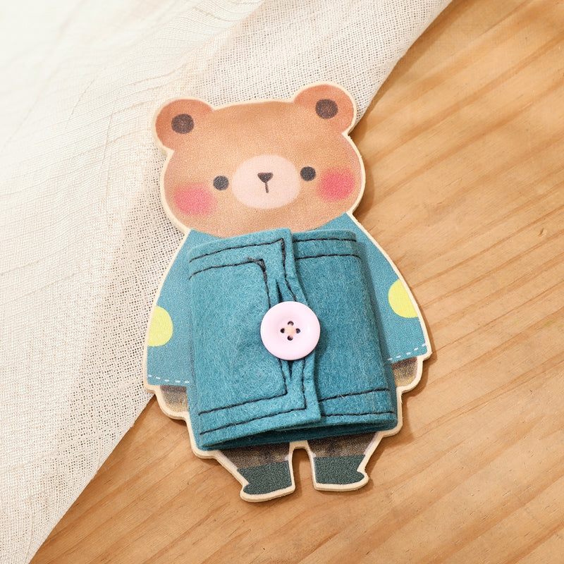 Montessori fine motor skill board, essential preschool toy fosters independent learning and skill building.