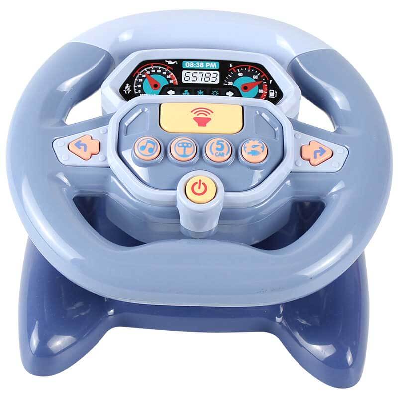 Interactive driving wheel toy, ideal gift for kids to develop motor skills and play.