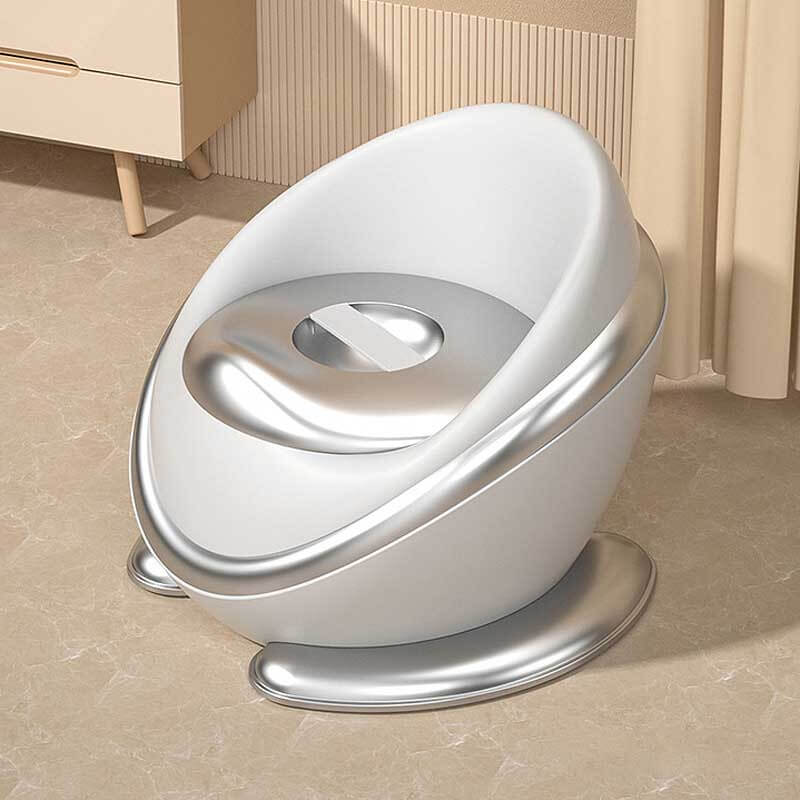 Blue non-slip potty training seat for kids, perfect for toddler toilet and hygienic bathrooms.
