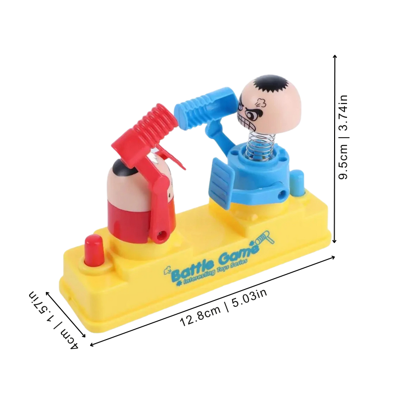 Colorful Unisex Reflex Action Fighting Game for kids, a two-player educational toy for family fun.
