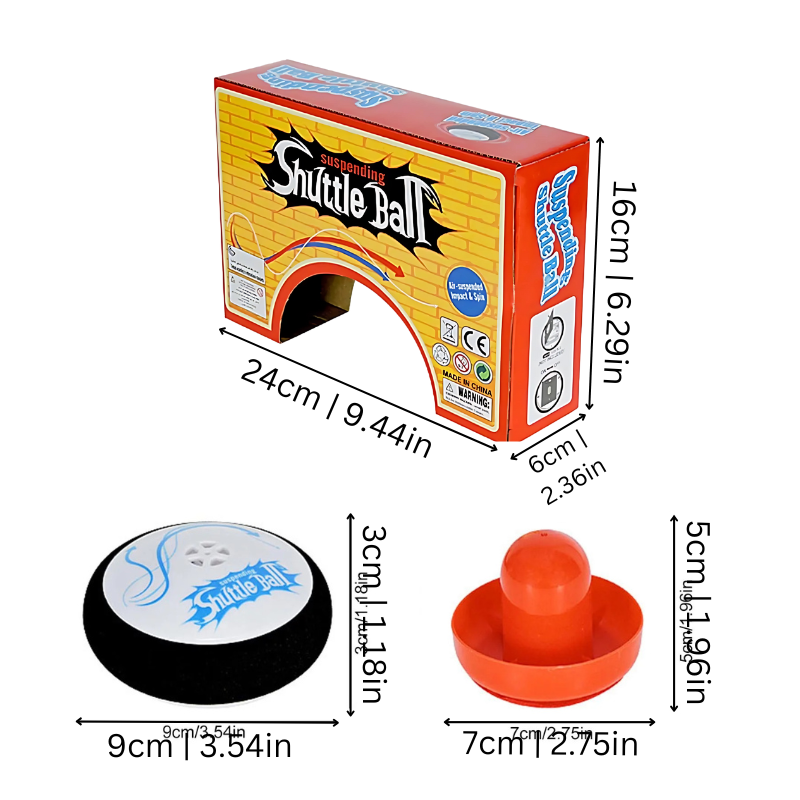 Kids' active play air hockey hover puck set, an indoor sports game gift for children.