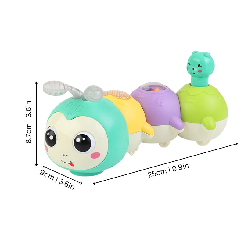 Toddler's educational crawling toy: unisex, plays music & lights up, encouraging movement & sensory development