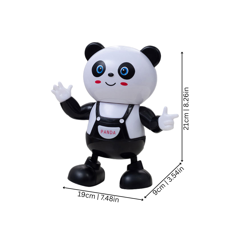 Toddler electronic panda toy with music & dance, great for rhythm development & interactive play for ages 0-3