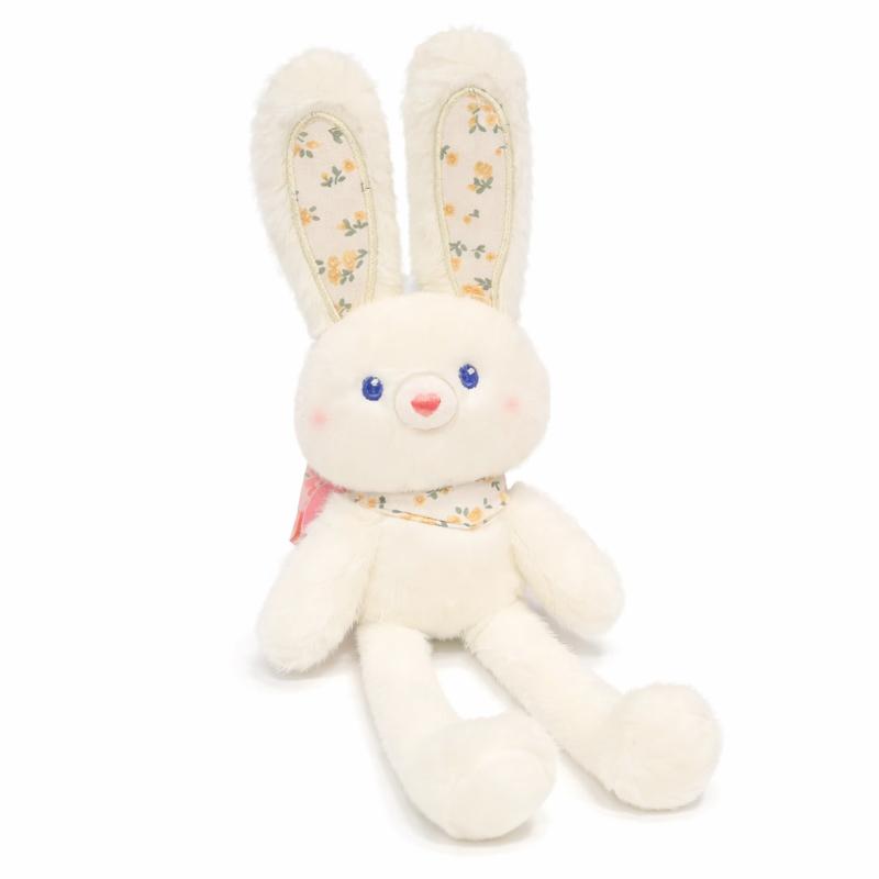 Child holding a blue Soft Fidget Bunny Toy, a popular stress relief and sensory plush toy