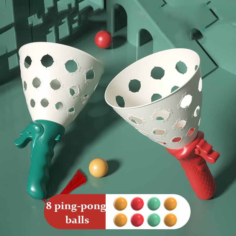 Durable Pop 'N Catch Game set, perfect for active play and fun as a kids toy or adult game.