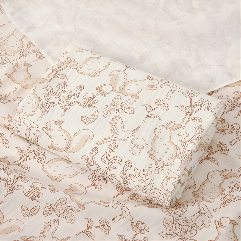 Durable, breathable, and waterproof baby sleep mat with cotton top for nursery.