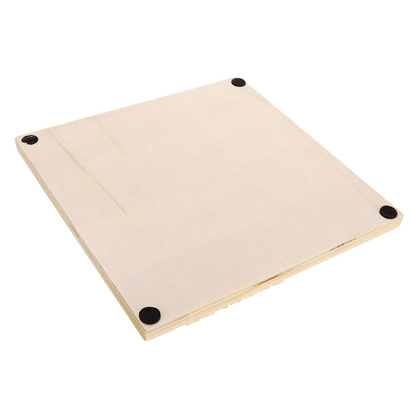 Wooden math board game with clear numeral symbols, designed for kids' educational play and family strategy fun.