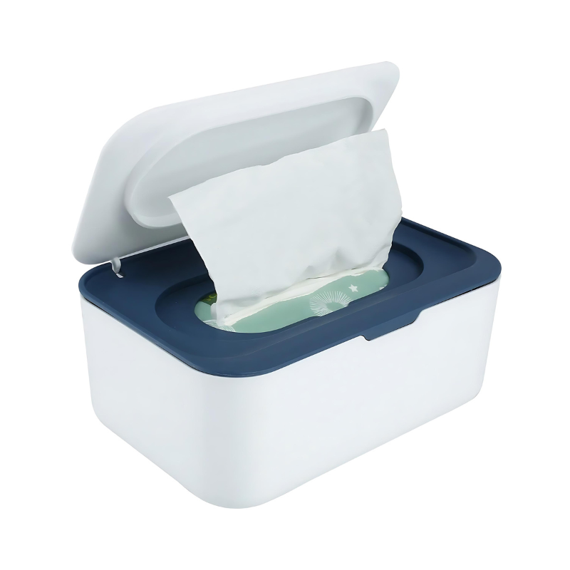 Portable baby wipes dispenser, perfect for home use or travel with infants.