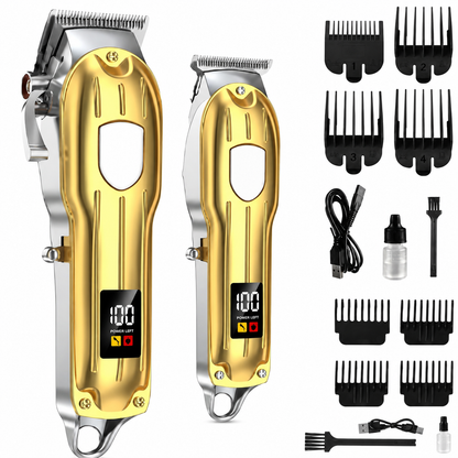 Professional Electric Hair Cutting Kit - Clipper, Trimmer & Shaver